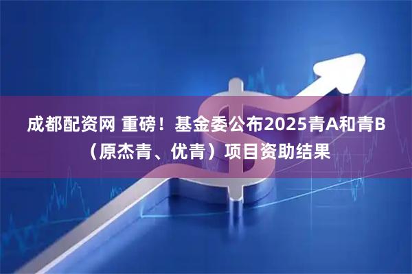 成都配资网 重磅！基金委公布2025青A和青B（原杰青、优青）项目资助结果